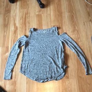 Cold Shoulder Hollister Shirt.